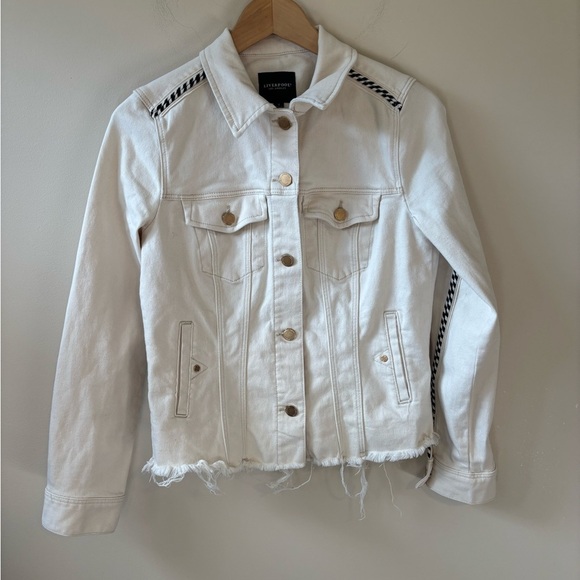 Liverpool White Denim Jacket - Picture 1 of 9